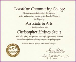 Homeschool High School Diploma Template With Seal