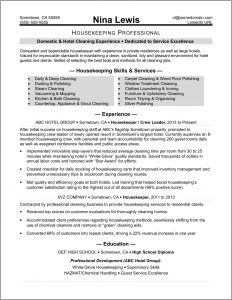 Housewife Cv Template