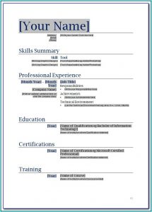 How To Create An Excellent Resume