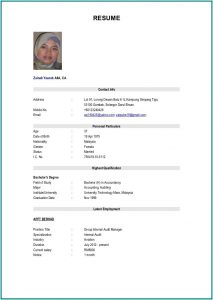 How To Make A Job Resume Samples