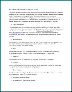 How To Make An Excellent Resume