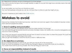 How To Make An Great Resume