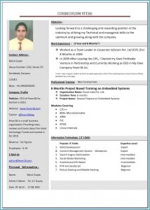 How To Write Up A Resume For First Job