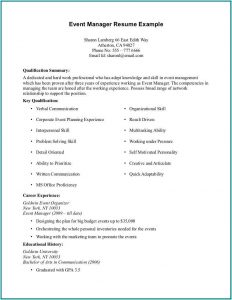 How To Write Up A Resume With No Experience