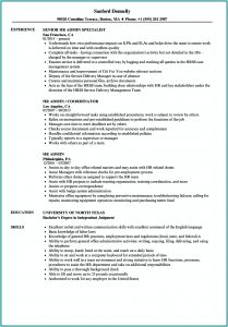 Hr Admin Resume In Word Format