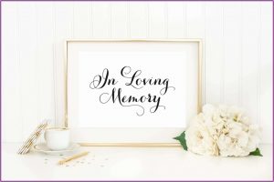 In Loving Memory Powerpoint Template