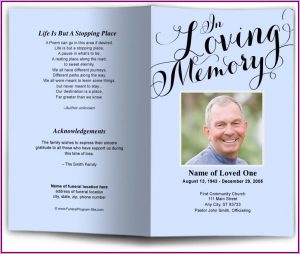 In Loving Memory Template