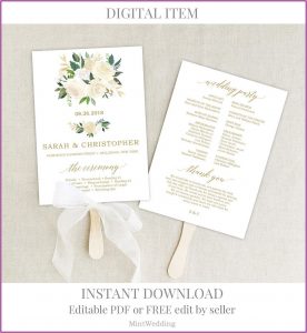 Indian Wedding Program Template Download