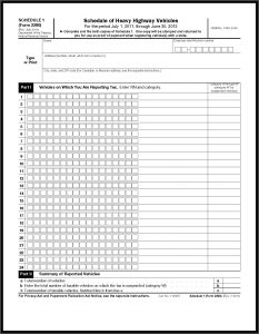 Instructions For Form 2290 For 2018