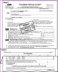 Instructions For Form 2290 Rev July 2018