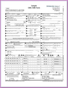 Insurance Claim Form 1500