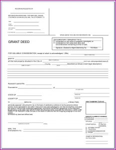 Interspousal Transfer Deed Form