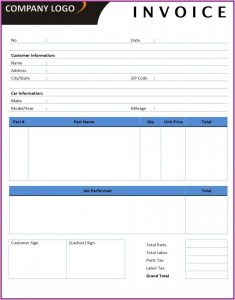 Invoice Template Open Office Writer