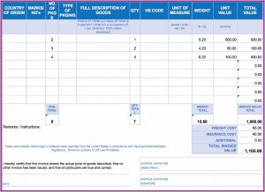 Invoice Template Xls Free Download
