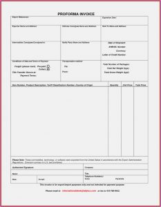 Invoice Template Xls India