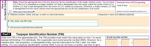 Irs W 9 Form Fillable Online