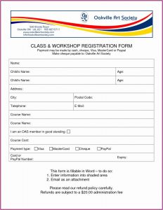 Job Application Form Template Word Download