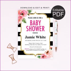 Kate Spade Invitation Template