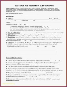 Last Will And Testament Template Texas
