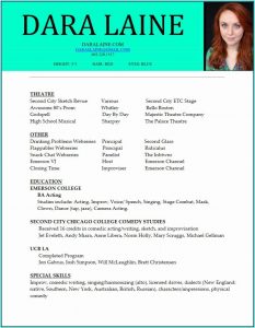 Latest Resume Format 2019