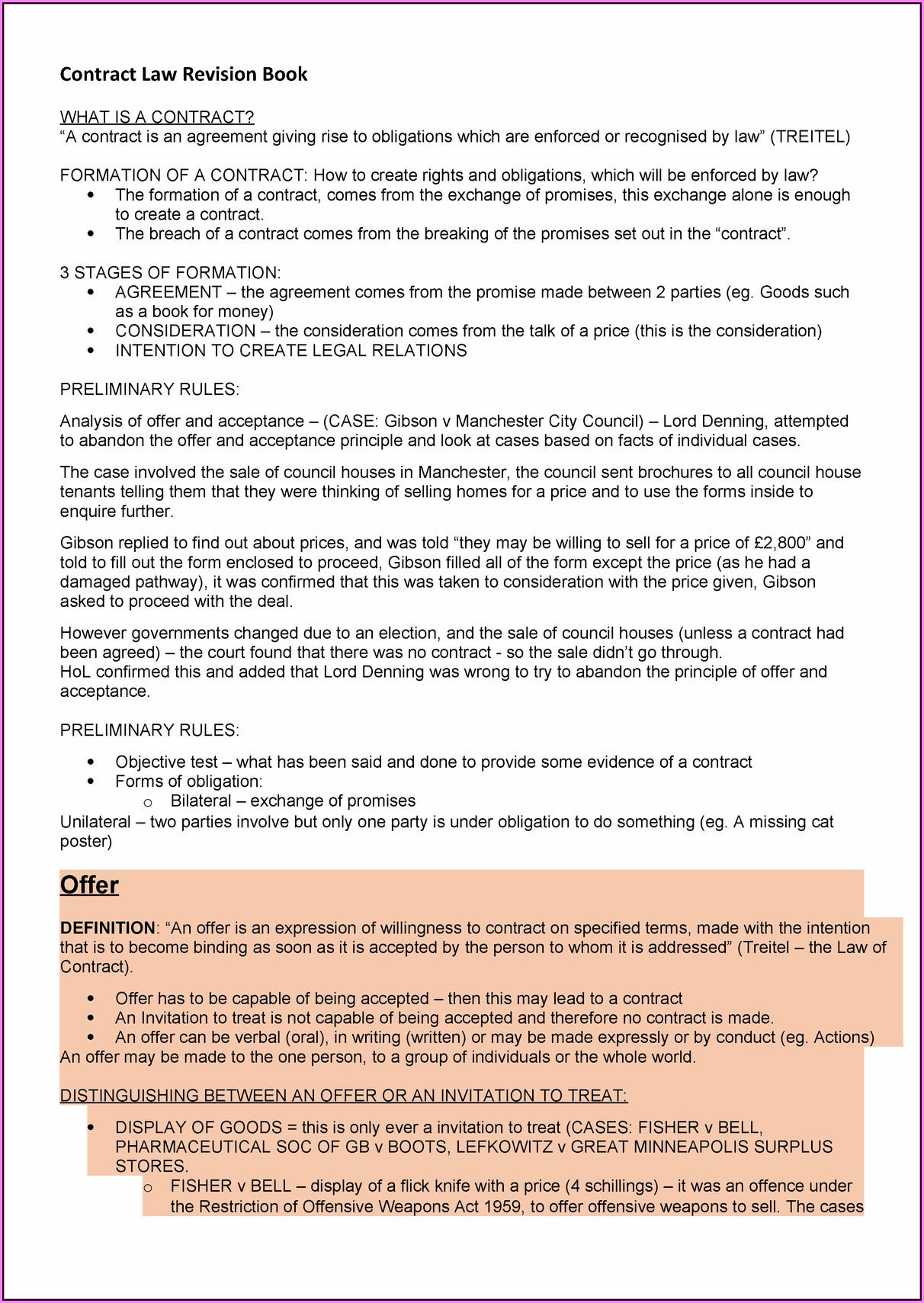 Legally Binding Contract Template Australia