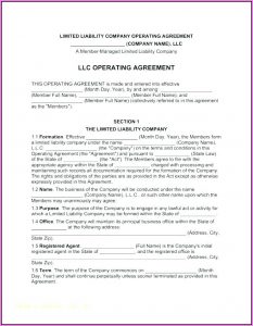 Llc Bylaws Template Free