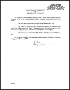 Llc Formation In Pennsylvania