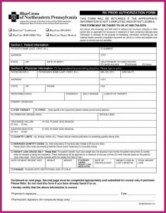Medicare Generation Rx Prior Authorization Form