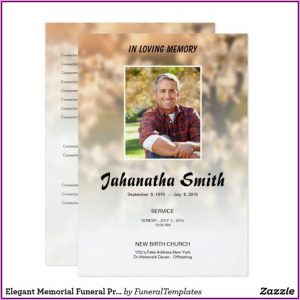 Memorial Card Template Indesign