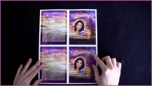 Memorial Cards Template Free