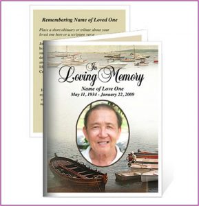 Memorial Cards Templates