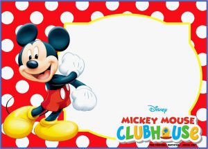 Mickey Mouse Clubhouse Invitations Template Free