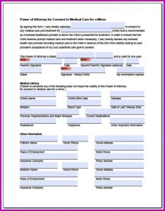 Missouri Child Power Of Attorney Forms