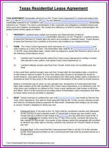 New Jersey Association Standard Form Of Residential Lease