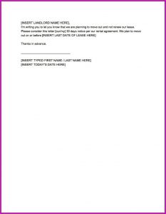 Notice To Terminate Tenancy Template