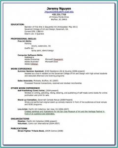 Online Resume Builder For High School Students