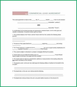 Owner Financing Business Contract Template