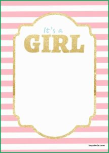 Pink And Gold Invitation Template Free