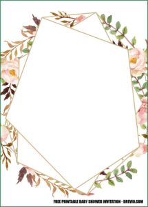 Pink And Gold Invitations Templates Free