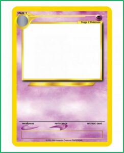 Pokemon Card Invitation Template