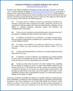 Power Of Attorney Form Arkansas Pdf