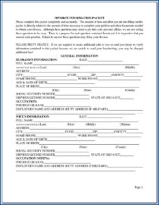 Printable Divorce Forms Alberta
