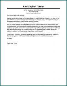 Professional Cover Letter For Resume Sample