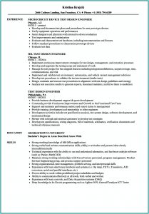 Qa Automation Resume Template