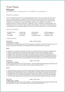 Quick Free Resume Builder