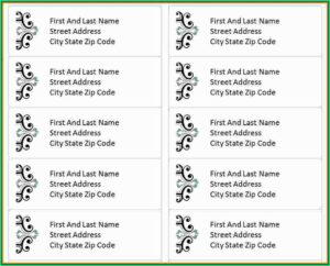 Quill Label Templates 2x4