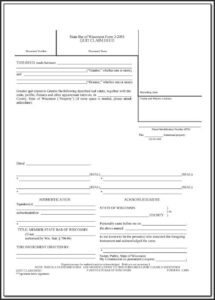 Quit Claim Deed Form Franklin County Ohio