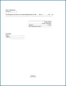 Quit Claim Deed Form Illinois Sample