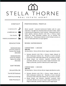 Real Estate Agent Resume Templates Free