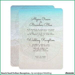Reception Invitation Designs